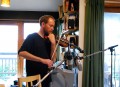 Ben tuning his fiddle. - © 2010 Sam Carroll